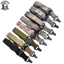 Load image into Gallery viewer, Tactical Mission S3 2 Point Adjustable Shoulder Strap Gun Sling Rifle Nylon Belt Plastic Clip Mount Hunting Paintball Shooting
