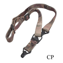 Load image into Gallery viewer, Tactical Mission S3 2 Point Adjustable Shoulder Strap Gun Sling Rifle Nylon Belt Plastic Clip Mount Hunting Paintball Shooting

