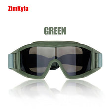 Load image into Gallery viewer, Tactical swat military Paintball 3 Lens  PCP Eye wear Eye Protection Goggle Mask

