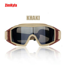 Load image into Gallery viewer, Tactical swat military Paintball 3 Lens  PCP Eye wear Eye Protection Goggle Mask
