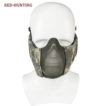 Load image into Gallery viewer, CP AU Adjustable Metal Mesk ear protect Outdoor Tactical CS Survival War Game paintball Mask

