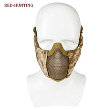 Load image into Gallery viewer, CP AU Adjustable Metal Mesk ear protect Outdoor Tactical CS Survival War Game paintball Mask
