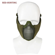 Load image into Gallery viewer, CP AU Adjustable Metal Mesk ear protect Outdoor Tactical CS Survival War Game paintball Mask
