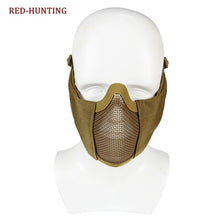 Load image into Gallery viewer, CP AU Adjustable Metal Mesk ear protect Outdoor Tactical CS Survival War Game paintball Mask
